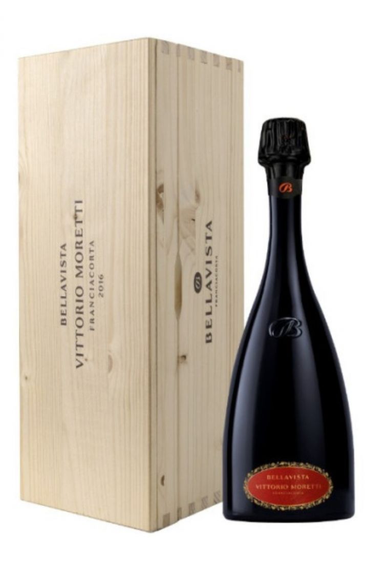 Franciacorta Extra Brut - Vittorio Moretti 2016 ASTUCCIO LEGNO - Bellavista 1,5 LT
