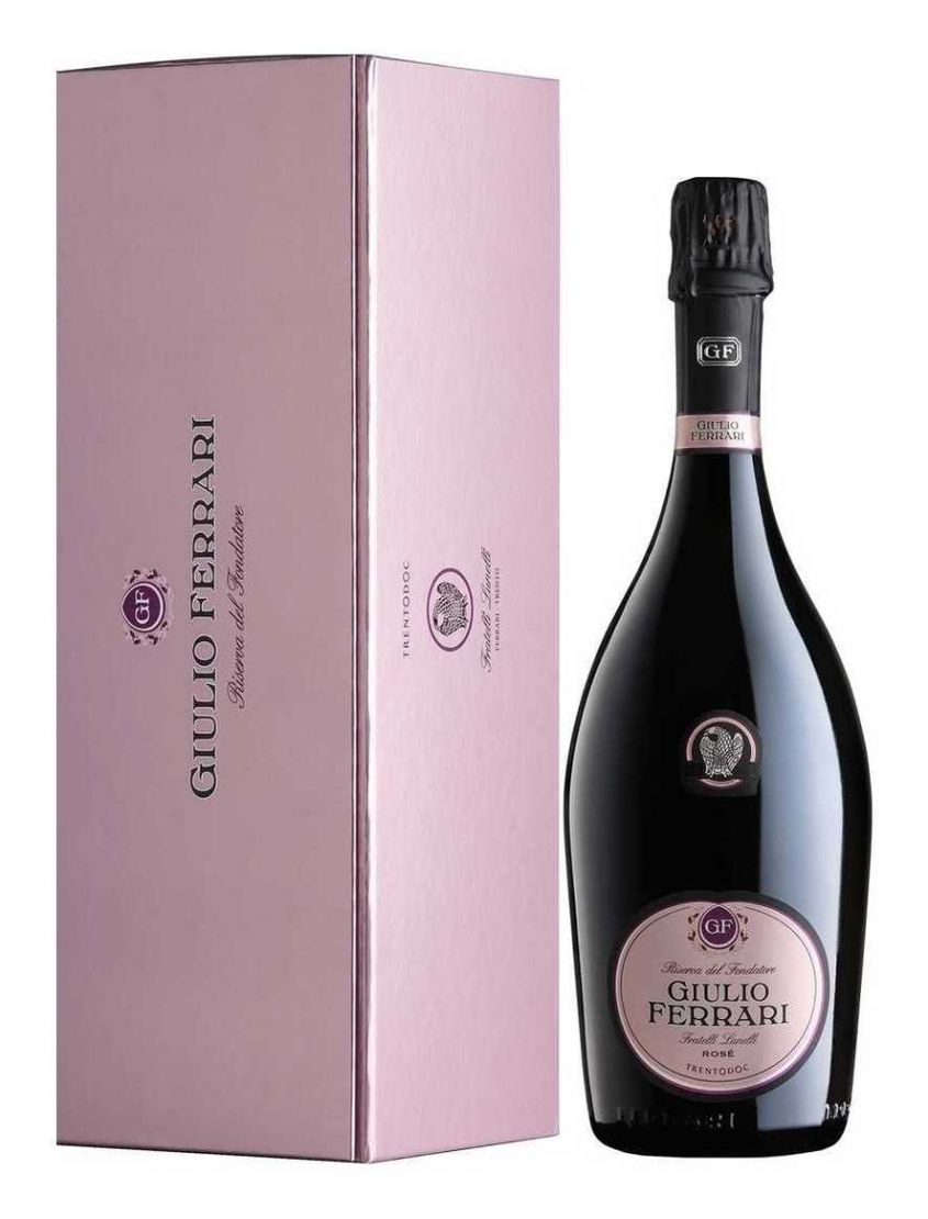 Trento DOC Brut Rosè - GIULIO FERRARI RISERVA DEL FONDATORE 2015 ASTUCCIATO - Ferrari