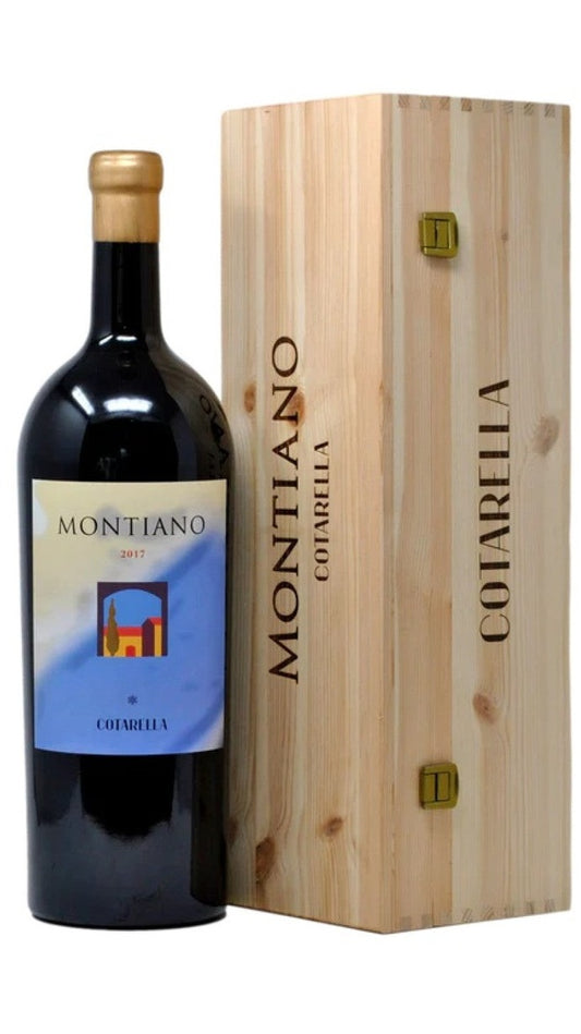 Merlot Lazio IGP MONTIANO 2021 1,5 LITRI CASSETTA LEGNO - Cotarella