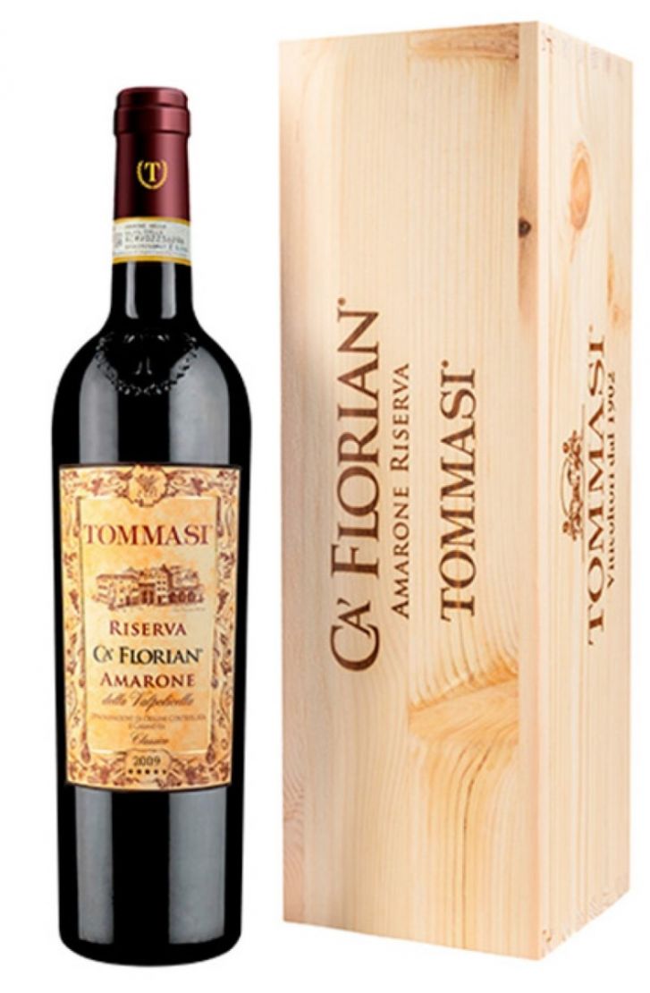 Amarone della Valpolicella classico doc Riserva - CA' FLORIAN 2015 cassa di legno - Tommasi