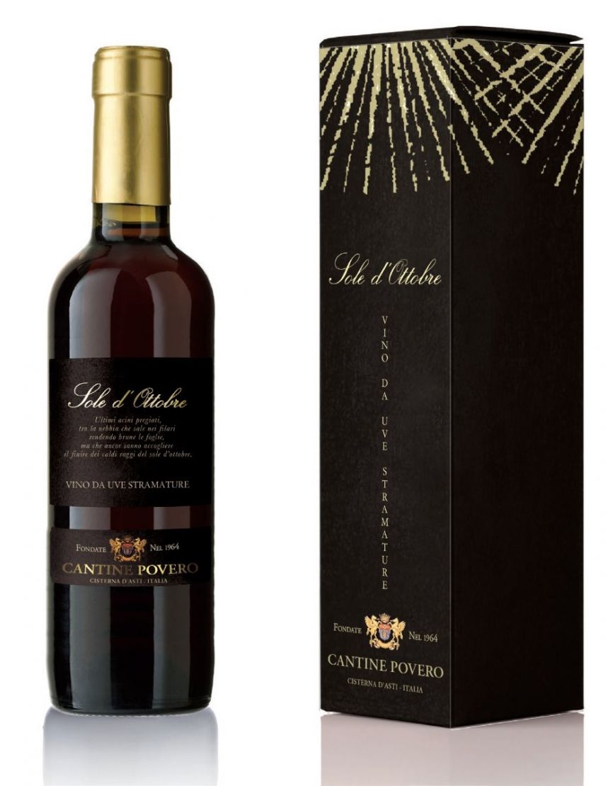 Vino da Uve Stramature - SOLE D'OTTOBRE - Cantine Povero 0,375 LT